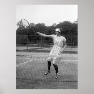 Vintage Tennis-Ausstattung, Zwanzigerjahre Poster