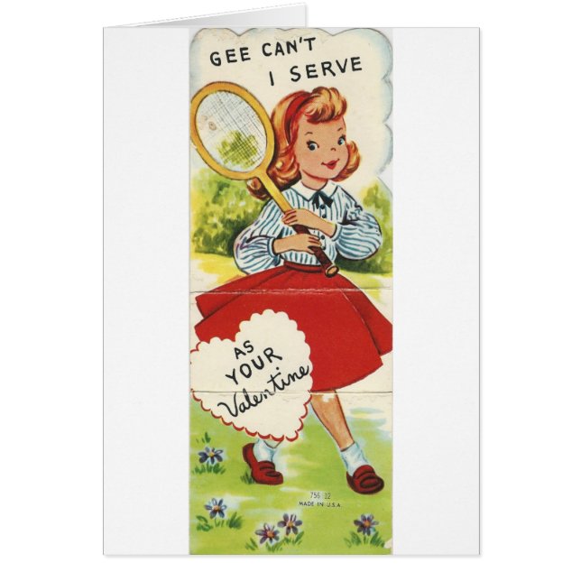 Vintage Tennis fille Valentine (Devant)