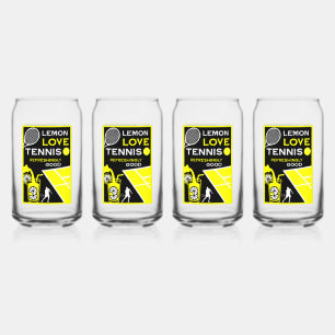 Vintage-Tennis-Limonade Dosenglas