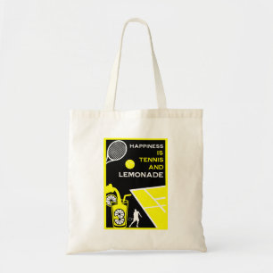 Vintage-Tennis-Limonade Tragetasche