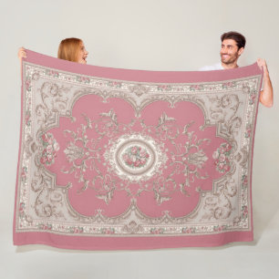 Vintage Teppich 3 - Fleece-Decke Fleecedecke