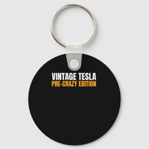 Vintage Tesla - Vor-dem-Wahnsinn-Edition Magnet od Schlüsselanhänger