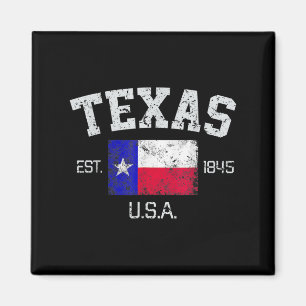 Vintage Texas Austin Est 1845 Für Männer Frauen &a Magnet