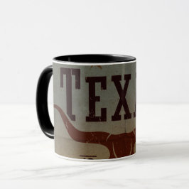 Vintage Texas Cowboy-Tasse Tasse