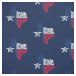 Vintage Texas-Flaggen-Staats-Kontur Stoff