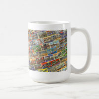 Vintage Texas-Postkarten-Tasse
