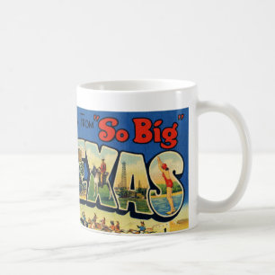 Vintage Texas-Tasse Kaffeetasse