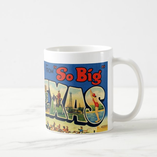 Vintage Texas-Tasse Kaffeetasse (Rechts)