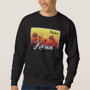 Vintage-Thailand-Urlaub-Reise-Asien-Karon-Strand Sweatshirt