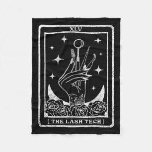 Vintage The Lash Tech Tarot Karte The Lash Tech , Fleecedecke