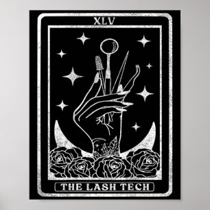 Vintage The Lash Tech Tarot Karte The Lash Tech ,  Poster