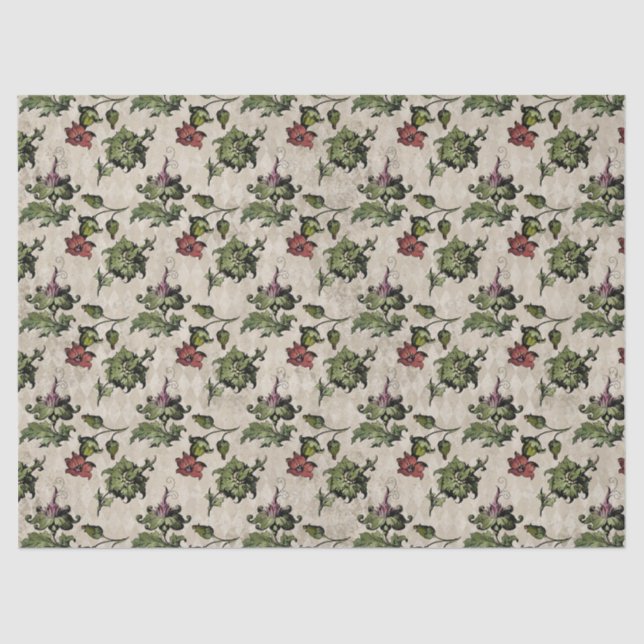 Vintage Thistle-Dekoupage Seidenpapier (Vorderseite)