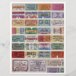 Vintage Tickets für das Crafting (nicht KI)