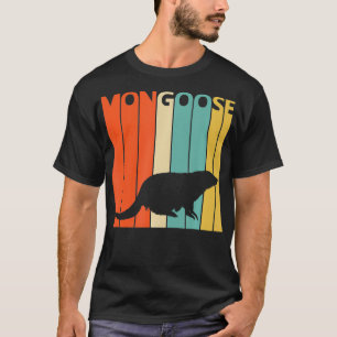 Vintage-Tierdruck Manguste T-Shirt