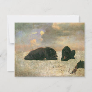 Vintage-Tiere, Grizzlybären von Albert Bierstadt