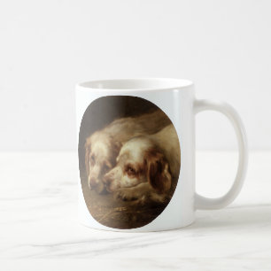 Vintage Tiere, Niedliche Haustiere Hunde Kaffeetasse