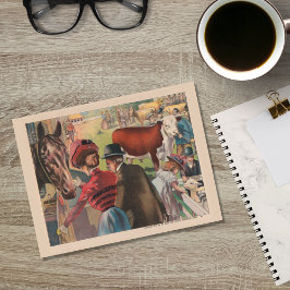 Vintage Tierzucht Ephemera Postkarte