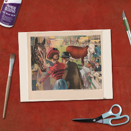 Vintage Tierzucht Ephemera Seidenpapier