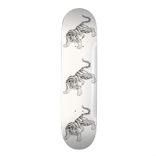 Vintage Tiger-Asienkultur Skateboard