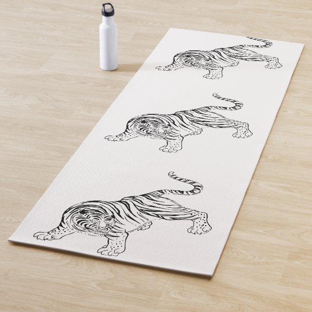Vintage Tiger-Asienkultur Yogamatte (Beispiel)