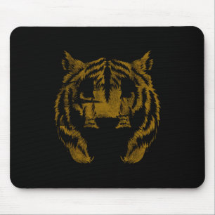 Vintage Tiger Face Tiger Head Wild Cat Lover Gift Mousepad