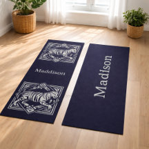 Vintage Tiger Navy Blau