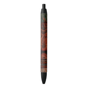 Vintage Tiki Aloha Hawaiian Rustikale Tropische In Kugelschreiber