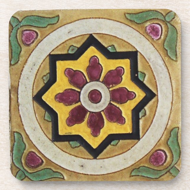 Vintage Tile Untersetzer (Vorderseite)