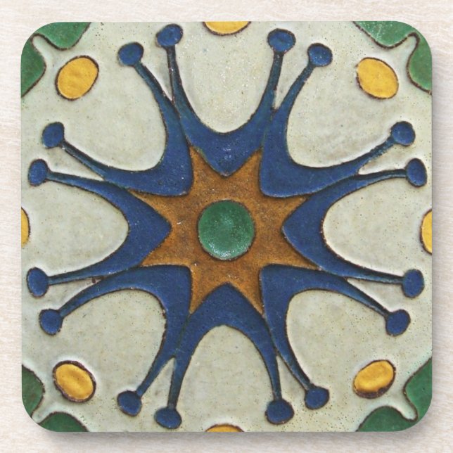 Vintage Tile Untersetzer (Vorderseite)