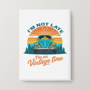 Vintage Time Ride Button