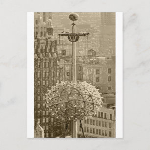 VINTAGE TIMES SQUARE POSTKARTE