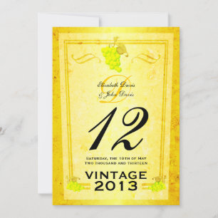 Vintage Tischnummer