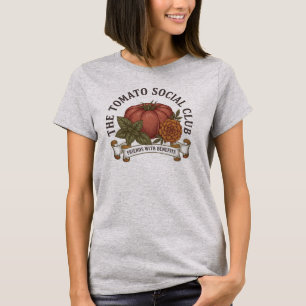 Vintage-Tomaten-Sozialclub   Begleitpflanzung  T-Shirt
