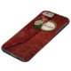 Vintage Tornroten Damaskus und Rose Personalisiert Case-Mate iPhone Hülle (Oberseite)