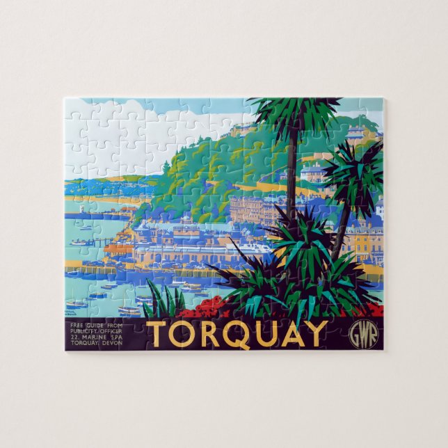 Vintage Torquay Plakat (Horizontal)