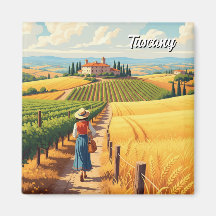Vintage Toskana Italien Landschaft