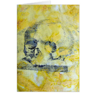 Vintage-Totenkopf Halloween