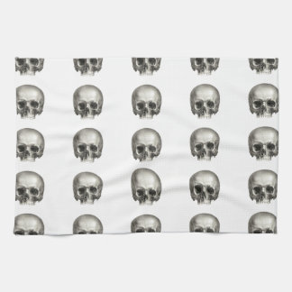 Vintage-Totenkopf-Küchenhandtuch Geschirrtuch