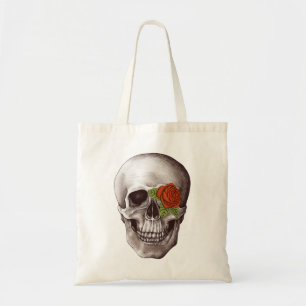 Vintage-Totenkopf Tragetasche