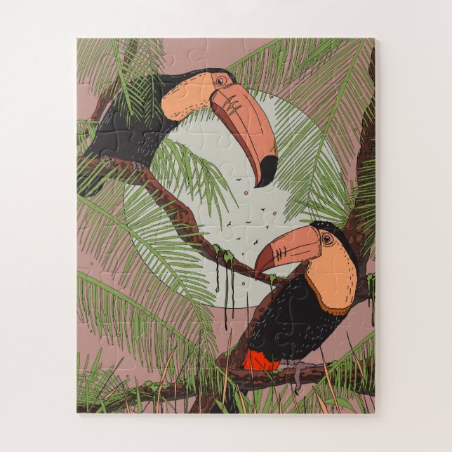 Vintage Toucans (Vertikal)