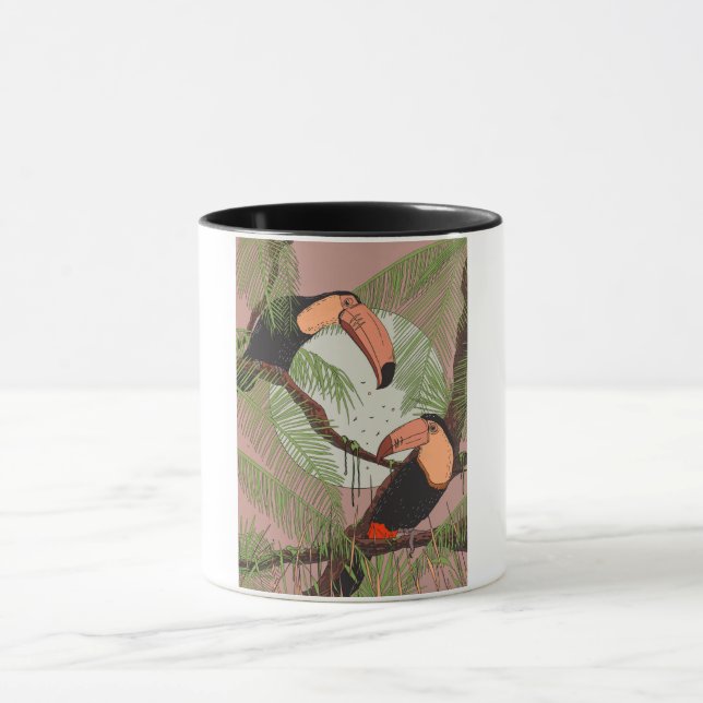 Vintage Toucans Tasse (Zentrum)