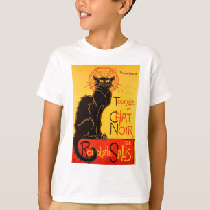 Vintage Tournee de Chat Noir Schwarze Katze T-Shirt