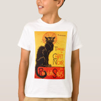Vintage Tournee de Chat Noir Schwarze Katze