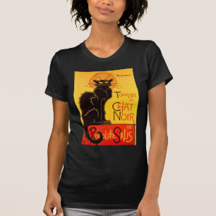 Vintage Tournee de Chat Noir Schwarze Katze T-Shirt