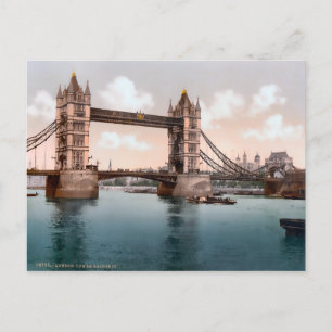 Vintage Tower Bridge London England Postkarte