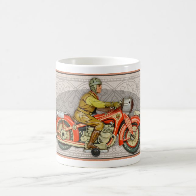 VINTAGE TOY MOTORCYCLE  KAFFEETASSE (Mittel)