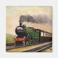 Vintage-Train-Ouest Pullman Magnet