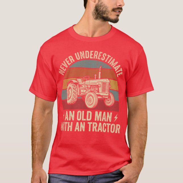 Vintage Traktor T-Shirt (Vorderseite)