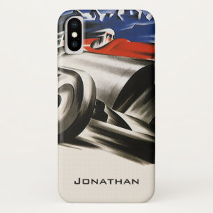 Vintage-Transportation, Sportrennwagen beim Rennen Case-Mate iPhone Hülle