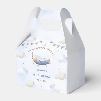 Vintage Travel Airplane Geburtstagsparty Geschenkschachtel